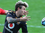 Matteo Minozzi in action for Wasps v Leicester Tigers