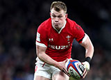 Nick Tompkins in action for Wales against England in 2021 Six Nations