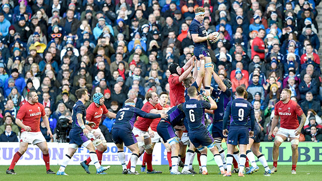 Scotland v Wales match during 2019 Six Nations