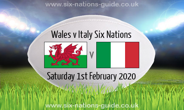 Wales italy outlet six nations 2020