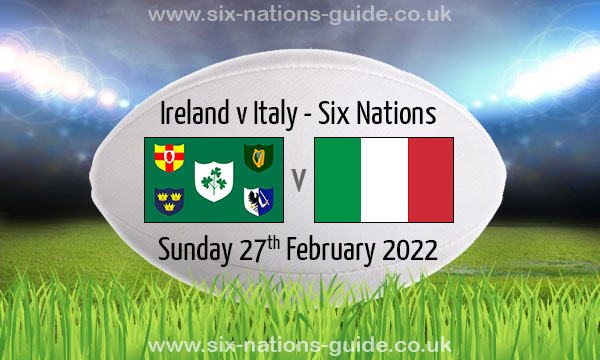 Ireland on sale v italy