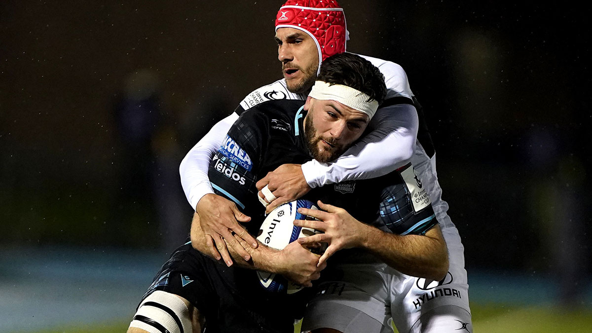 Ally Miller in action for Glasgow Warriors v RC Toulon
