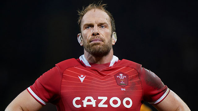 Alun Wyn Jones during Wales v Australia match in 2022 Autumn Internationals