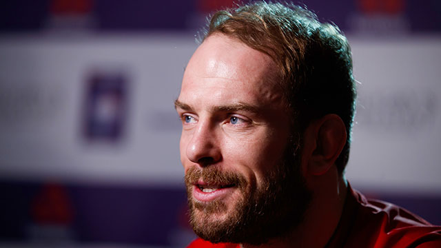 Alun Wyn Jones speaks in an interview