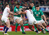 Andrew Porter in action for Ireland v England during 2023 Six Nations