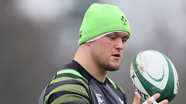 Andrew Porter in training with Ireland