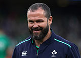 Andy Farrell after the Ireland v France match in 2023 Six Nations
