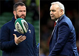 Andy Farrell and Wayne Pivac