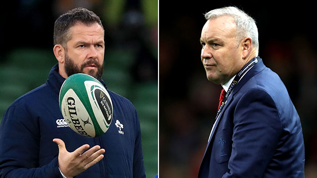 Andy Farrell and Wayne Pivac