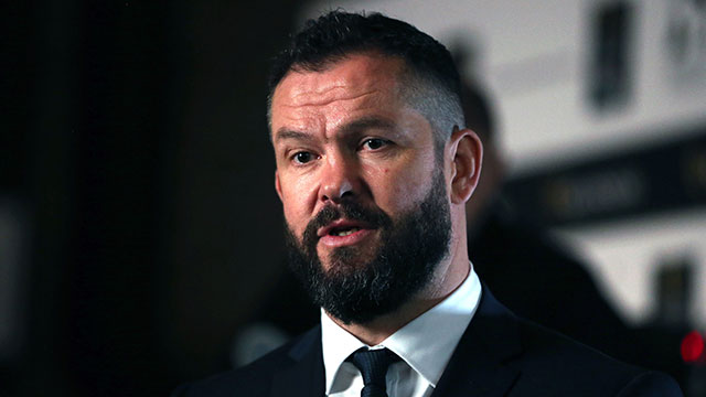 Andy Farrell at the 2020 Six Nations launch