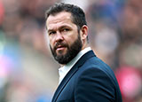 Andy Farrell before England v Ireland match in 2020 Six Nations