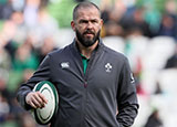 Andy Farrell before Ireland v Japan match during 2021 summer internationals