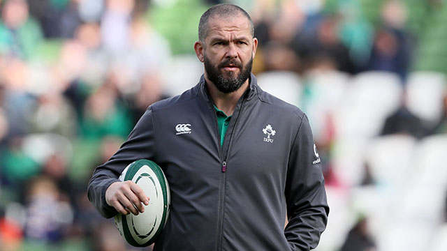 Andy Farrell before Ireland v Japan match during 2021 summer internationals