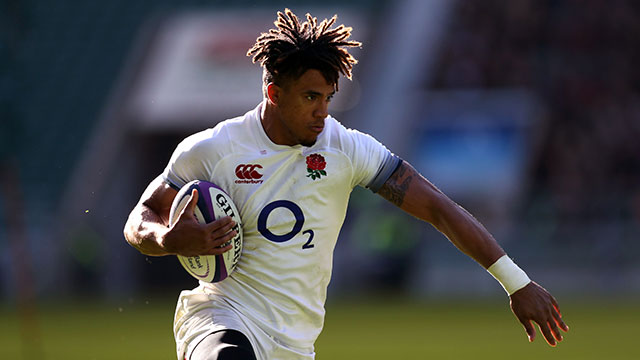 Anthony Watson training with England