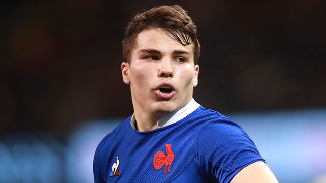 Antoine Dupont during Wales v France match in 2020 Six Nations