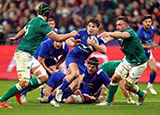 Antoine Dupont in action for France against Ireland in 2022 Six Nations
