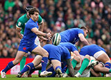 Antoine Dupont in action for France against Ireland in 2023 Six Nations
