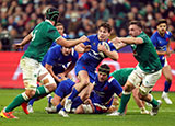 Antoine Dupont in action for France v Ireland in 2022 Six Nations