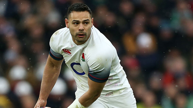 Ben Te'o in action for England during 2018 Six Nations