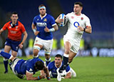 Ben Youngs scores a second try for England v Italy in 2020 Six Nations