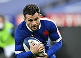 Brice Dulin scores a try for France v Wales during 2021 Six Nations