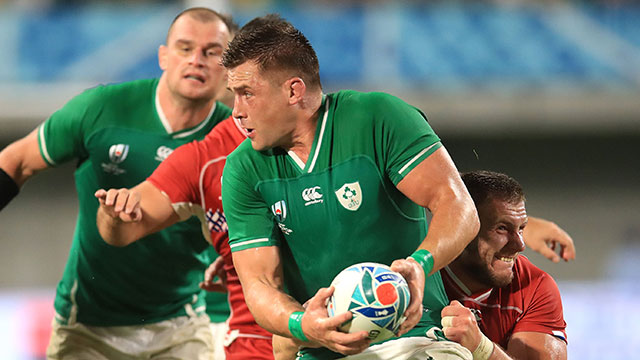 CJ Stander in action for Ireland during 2019 Rugby World Cup