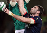 Charles Ollivon in action for France against Ireland in 2017 Six Nations