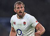 Chris Robshaw in action for England
