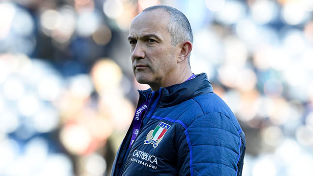 Conor O'Shea before Scotland v Italy match in 2019 Six Nations