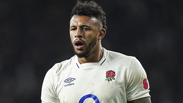 Courtney Lawes in action for England during Autumn Internationals
