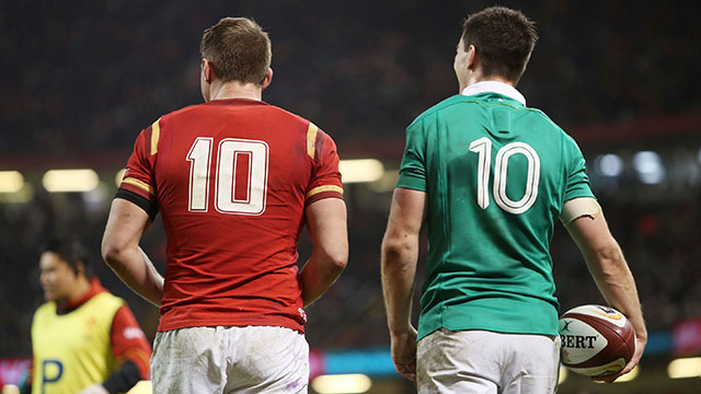 Dan Biggar and Johnny Sexton in number 10 jerseys