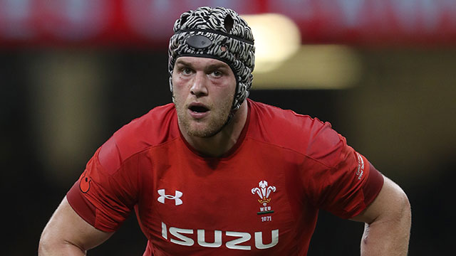 Dan Lydiate in action for Wales during 2018 Autumn Internationals