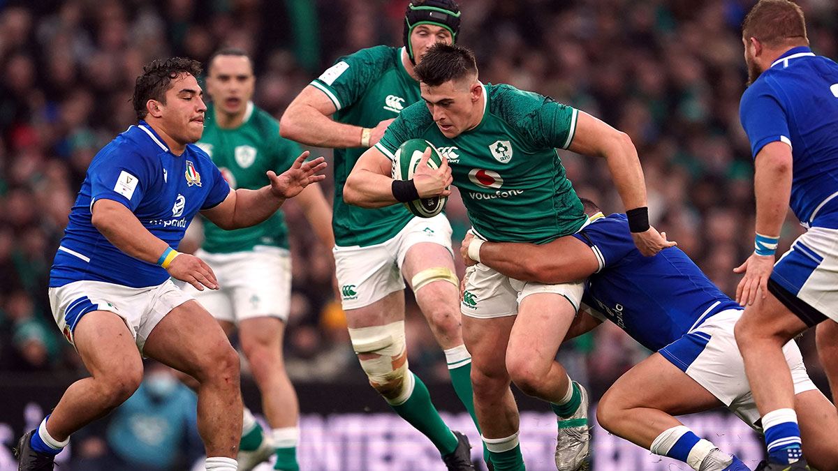 Dan Sheehan in action for Ireland v Italy during 2022 Six Nations