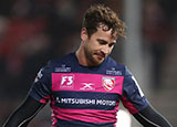 Danny Cipriani playing for Gloucester in the Heineken Champions Cup