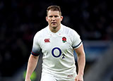Dylan Hartley in action for England
