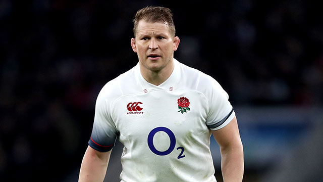 Dylan Hartley in action for England