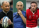 Eddie Jones, Steve Borthwick and Josh Navidi photos
