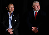 Eddie Jones and Warren Gatland at Six Nations 2019 launch