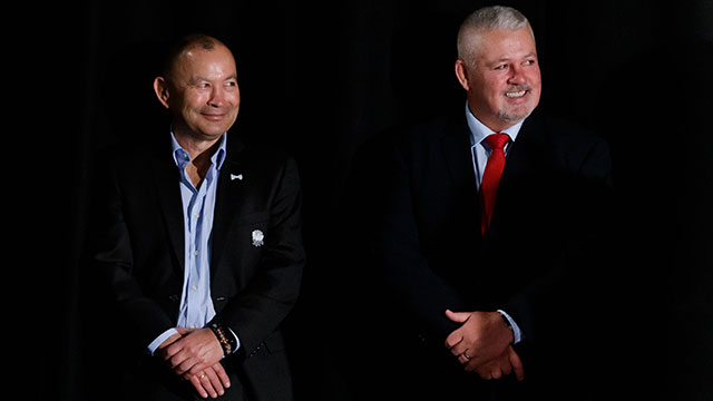 Eddie Jones and Warren Gatland at Six Nations 2019 launch
