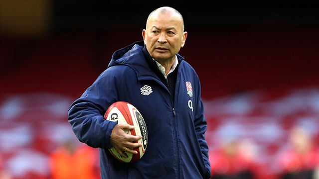 Eddie Jones before the Wales v England match during 2021 Six Nations