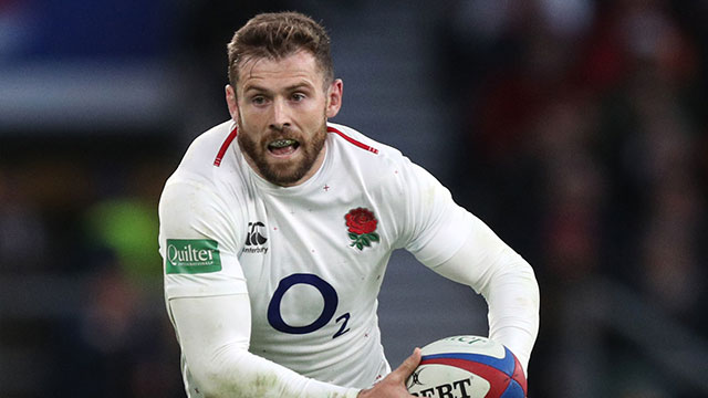 Elliot Daly in action for England during 2018 autumn internationals