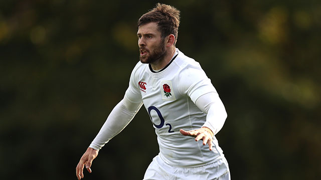 Elliot Daly in training with England