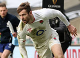 Elliot Daly score a try for England v Italy during 2021 Six Nations