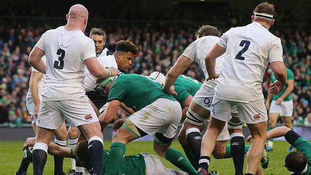 England and Ireland in action during 2017 Six Nations