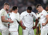 England players after defeat to South Africa in 2019 Rugby World Cup Final