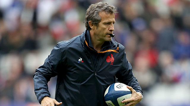 Fabien Galthie at the France v England match in 2020 Six Nations