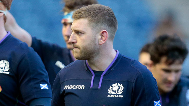 Finn Russell after Scotland v Ireland match in 2019 Six Nations