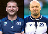 Finn Russell and Gregor Townsend