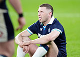 Finn Russell at England v Scotland match during 2025 Six Nations