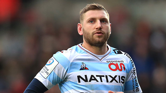 Finn Russell in action for Racing 92 during Heineken Champions Cup